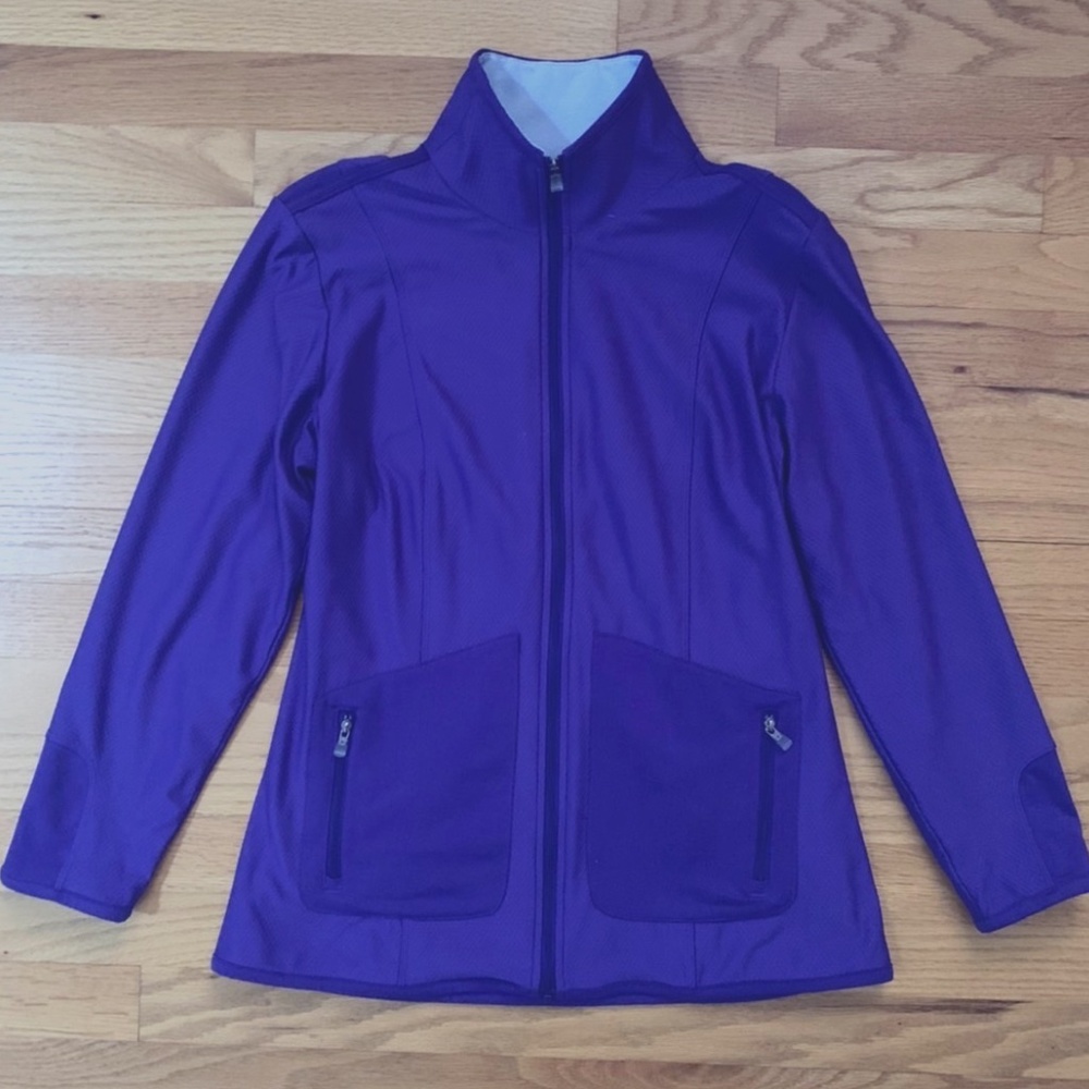 Adidas Purple Activewear Jacket